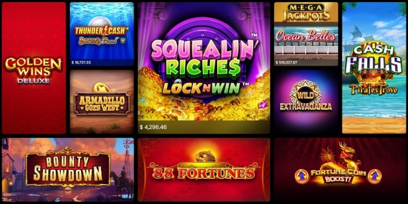 Chọn sảnh cược Slots và quay hũ 